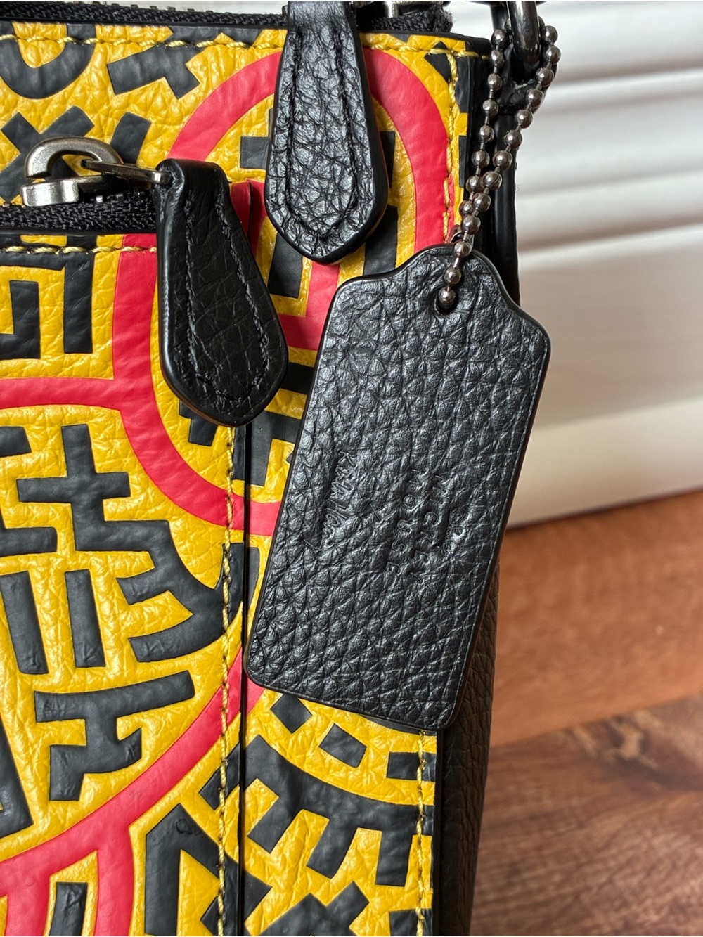 Coach x Disney Mickey Mouse x Keith Haring Holden Crossbody & Wallet SET C6911 - Picture 7 of 16